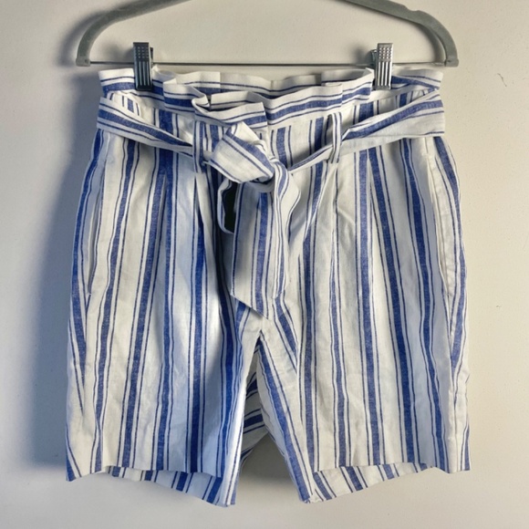 Boden St Ives Paperbag Linen Shorts - Picture 8 of 12